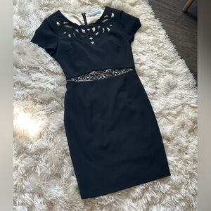 Antonio Melani Black Cocktail Dress